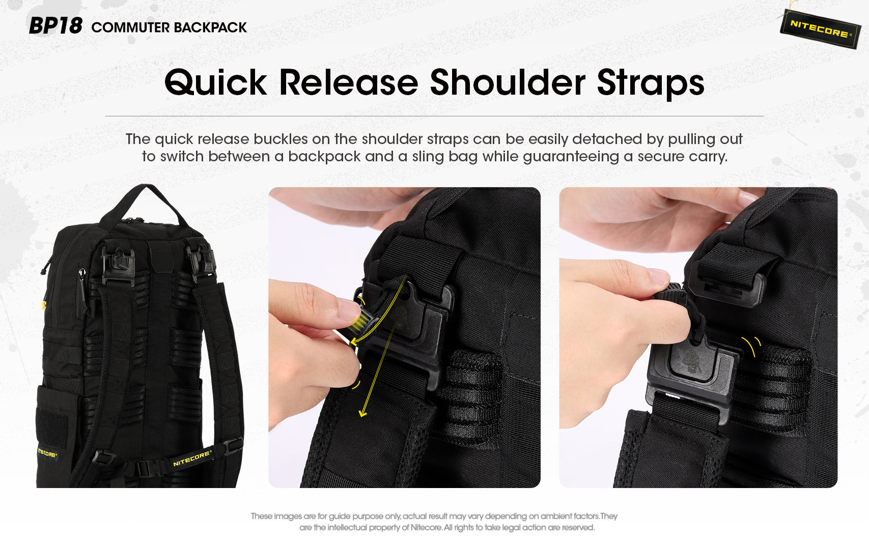 NITECORE BP18 Multi-Purpose Modular Backpack 18L