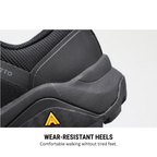 HUMTTO Women's Low-Cut Hiking Shoes Breathable & Wear-Resistant - Dark Purple/Black