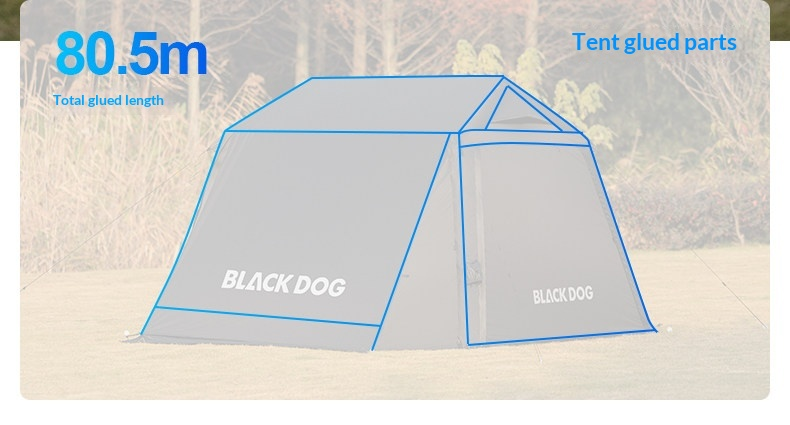 BLACKDOG Mount Haven AIR PRO Inflatable Cabin Tent - 230CM X 260CM (4-5 Person)