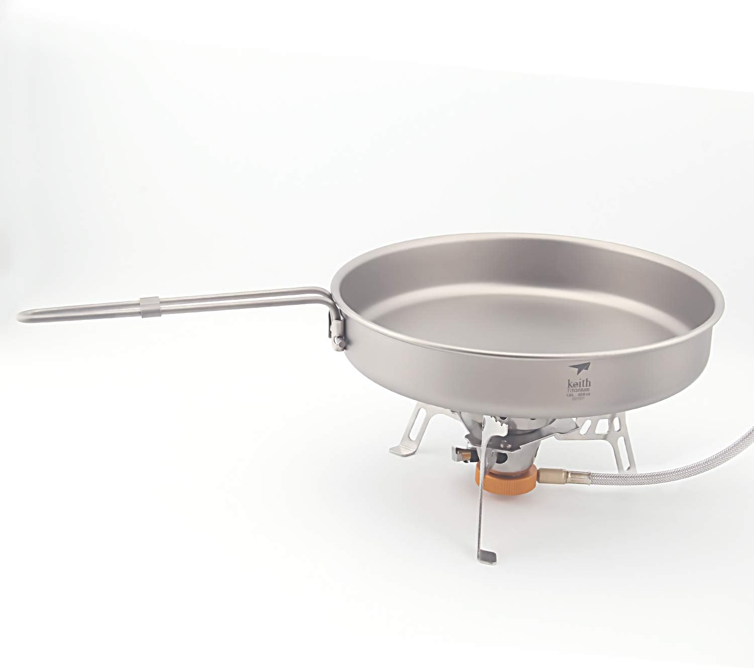 KEITH TITANIUM Fry Pan with Folding Handle 1000ml Ti6034