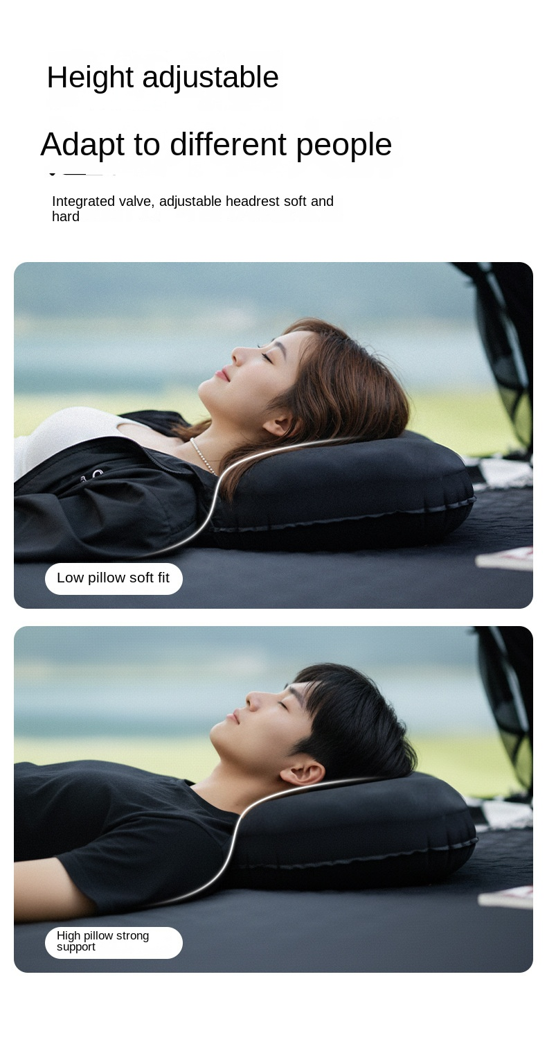 BLACKDOG Yungan – 2 in 1 Sponge Inflatable Pillow