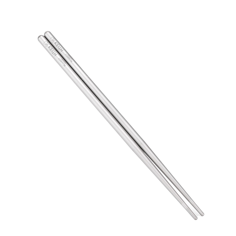 KEITH TITANIUM Round Handle Chopsticks Ti5620