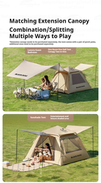BLACKDOG Leisure Base Tent 2.4 - 240CM X 240CM (2-4 Person)