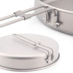 KEITH TITANIUM Fry Pan with Folding Handle 1000ml Ti6034