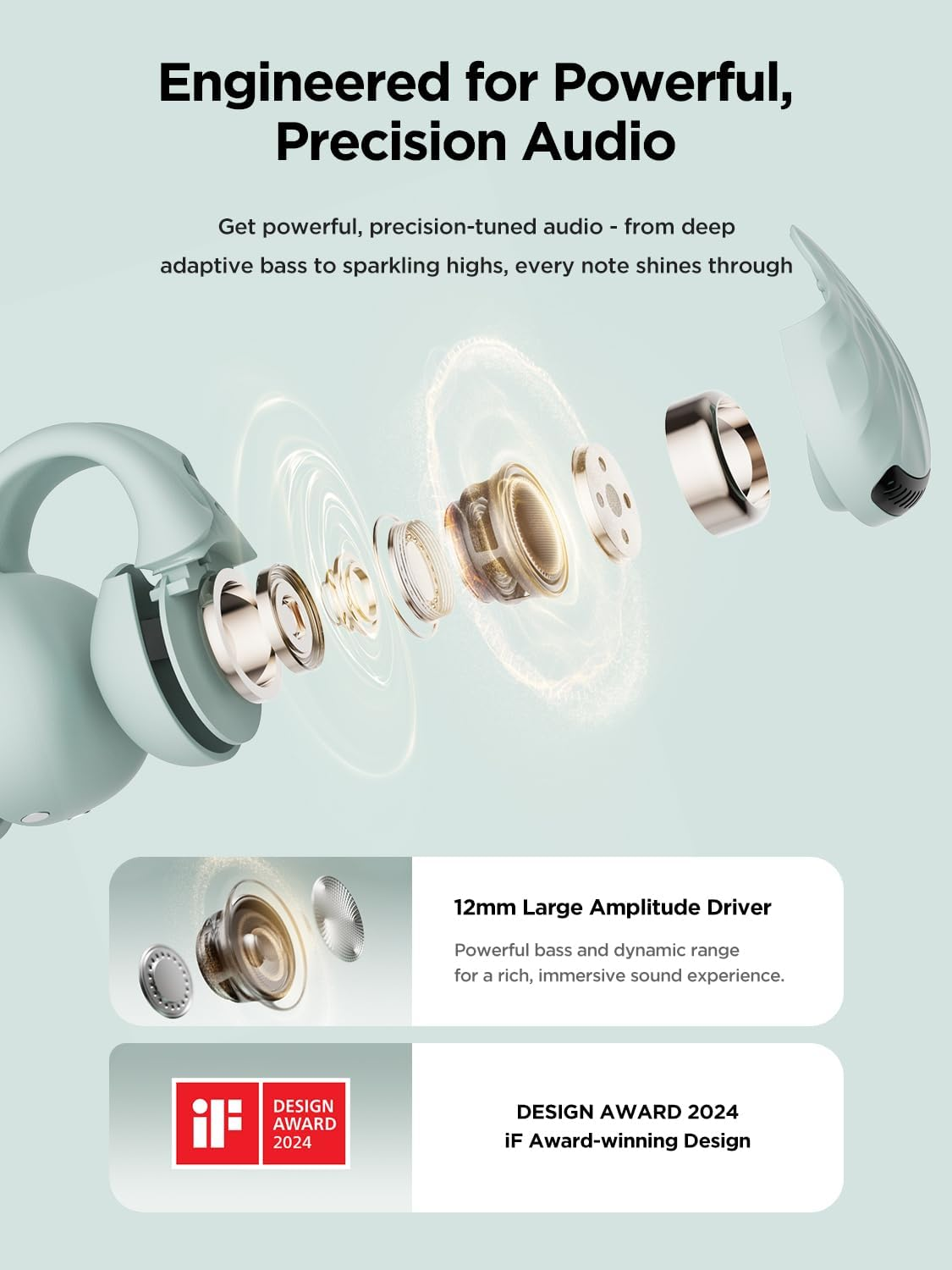 HAKII Link Open-Ear Wireless Sports Earbuds