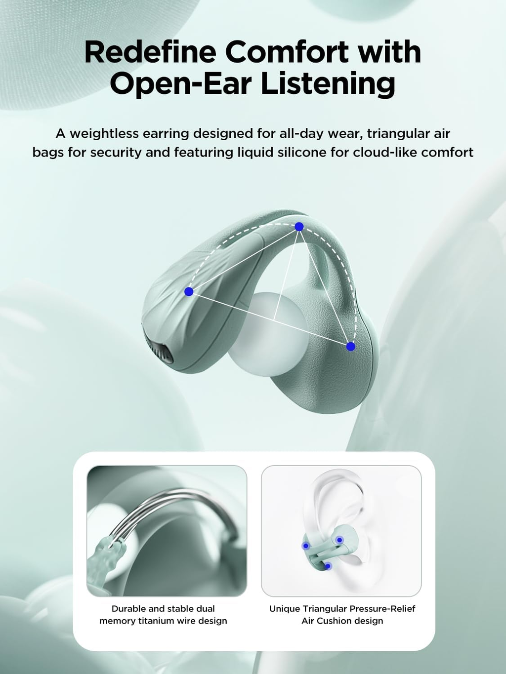 HAKII Link Open-Ear Wireless Sports Earbuds