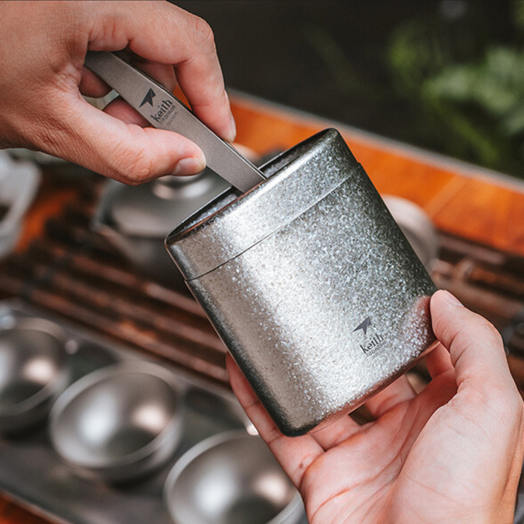 KEITH TITANIUM Tea Caddy Can Ti3955