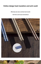 KEITH TITANIUM Round Handle Chopsticks Ti5661 Ti5662 Ti5663