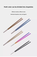 KEITH TITANIUM Round Handle Chopsticks Ti5661 Ti5662 Ti5663