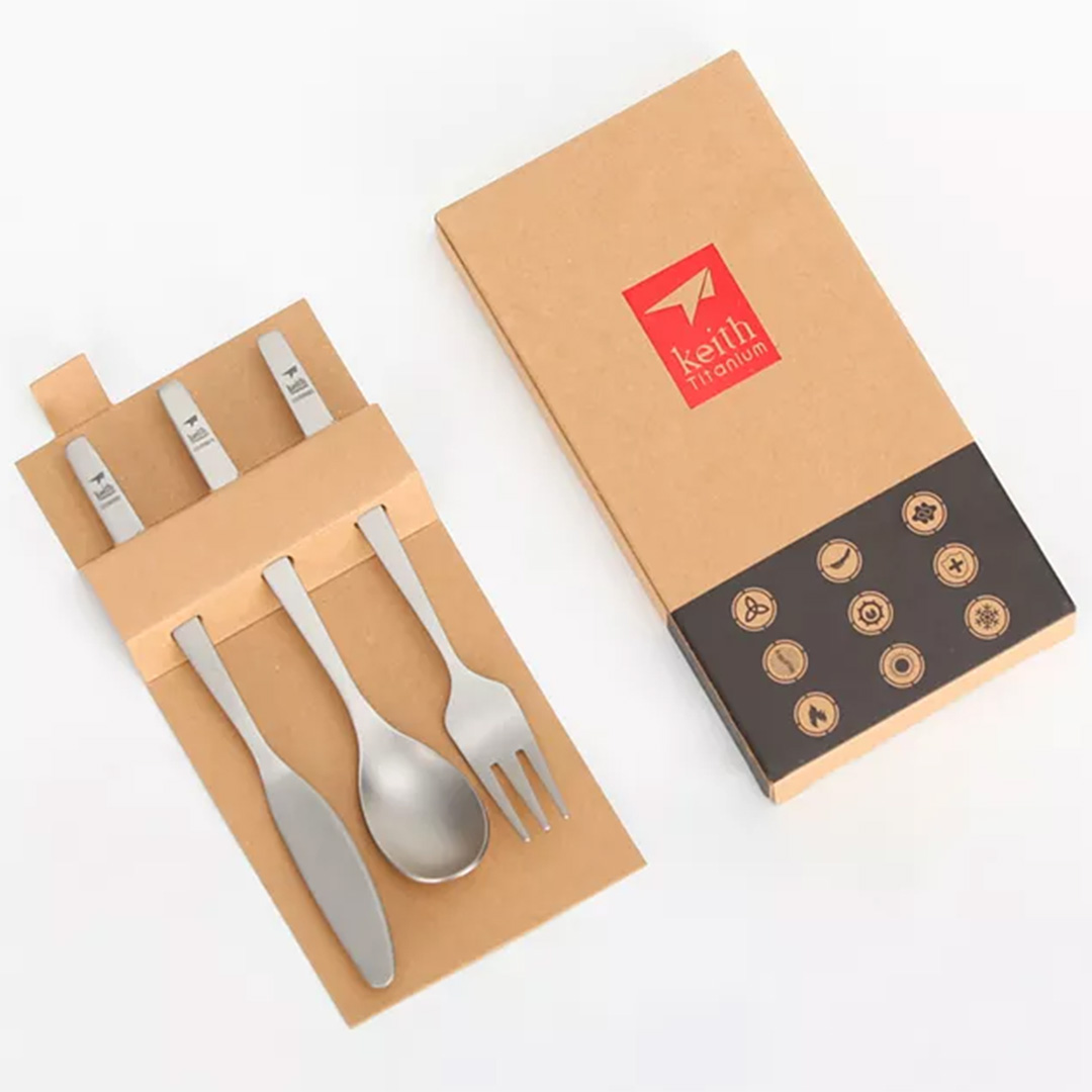 KEITH TITANIUM Cutlery Set Ti5212