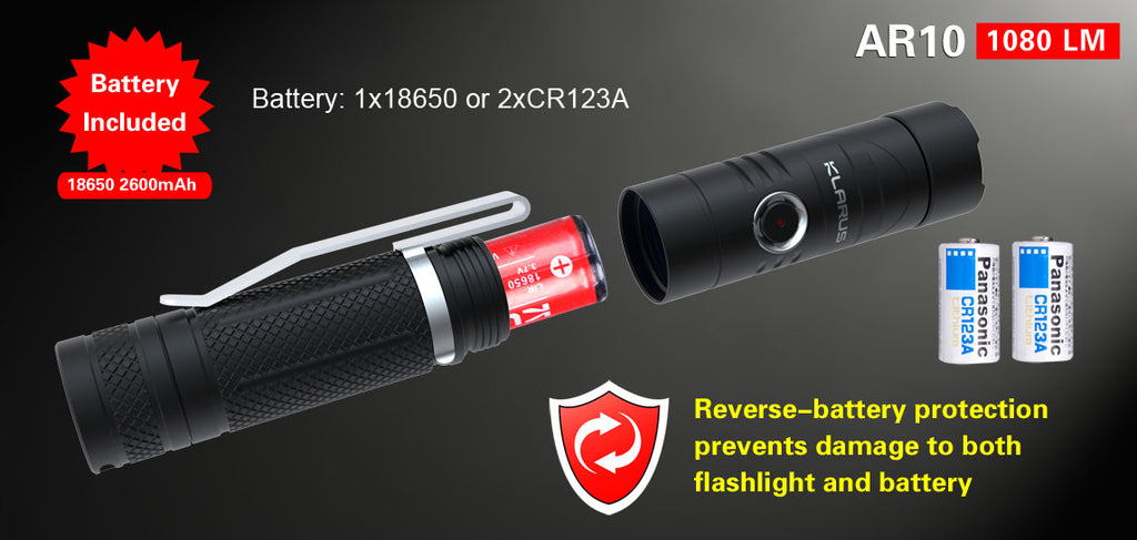 KLARUS AR10 1080 Lumen Rotatable Angle Light