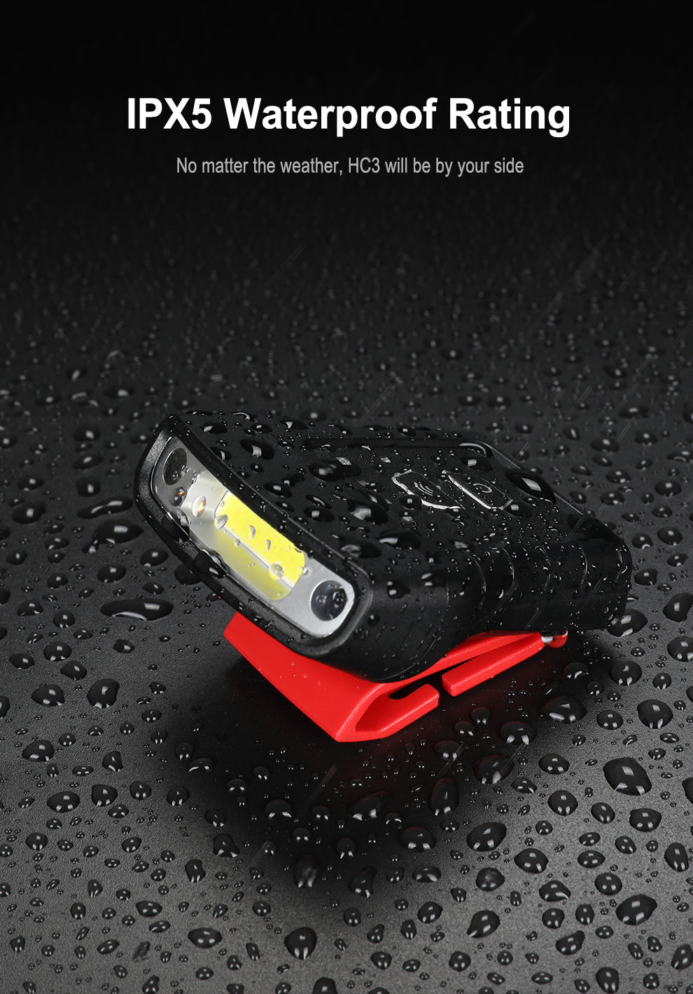 KLARUS HC3 100 Lumen Visor Clip On Headlight