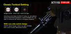 KLARUS XT11S 1100 Lumen Ultra Compact Tactical Flashlight