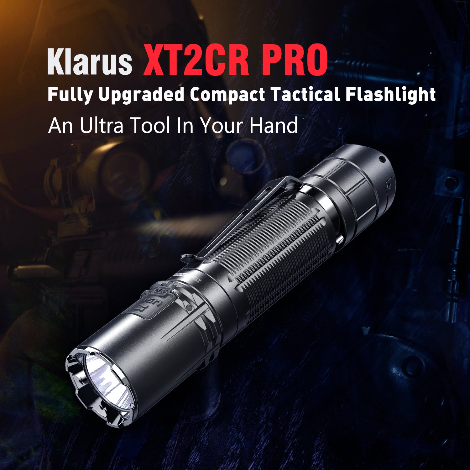 KLARUS XT2CR Pro 2100 Lumen Tactical Flashlight