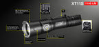 KLARUS XT11S 1100 Lumen Ultra Compact Tactical Flashlight