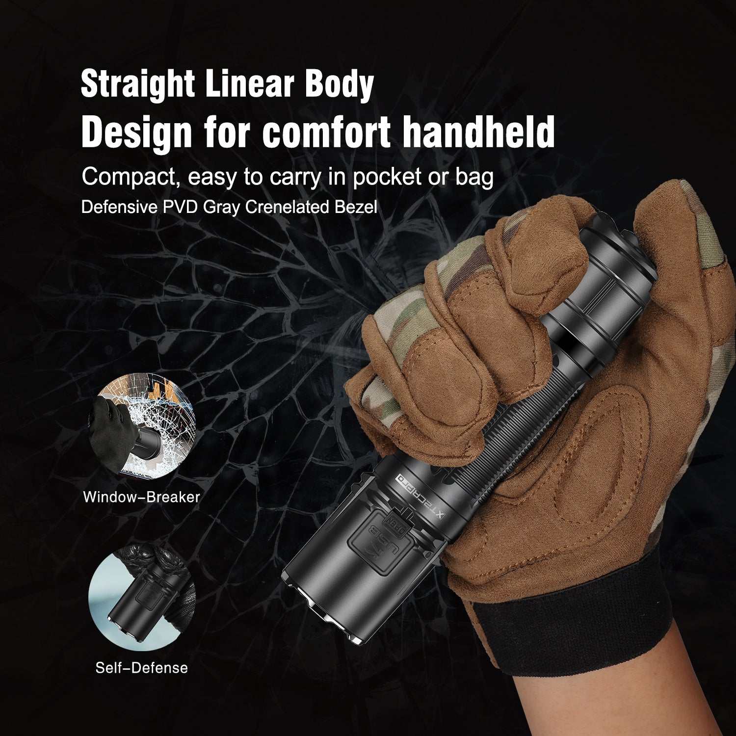 KLARUS XT2CR Pro 2100 Lumen Tactical Flashlight