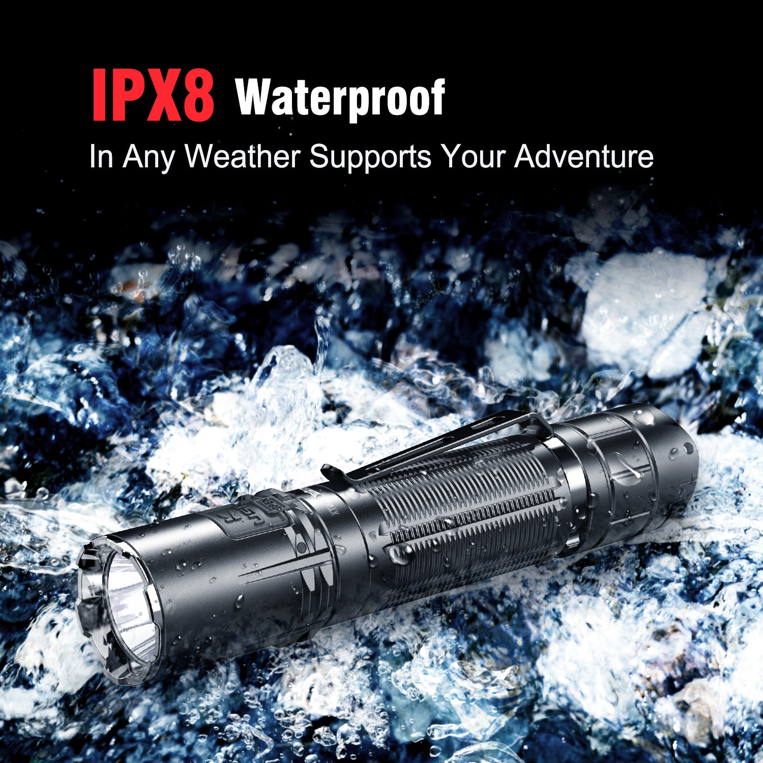 KLARUS XT2CR Pro 2100 Lumen Tactical Flashlight