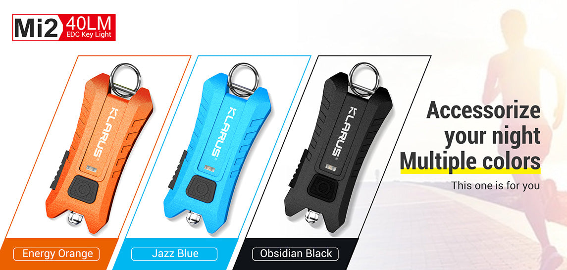 KLARUS Mi2 USB Keychain Light 1.5 - 40 Lumens