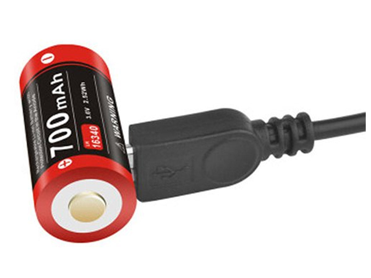KLARUS 16GT-70UR USB Rechargeable Battery 16340 700mAh