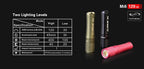 KLARUS Mi6 120 Lumen Keychain Flashlight