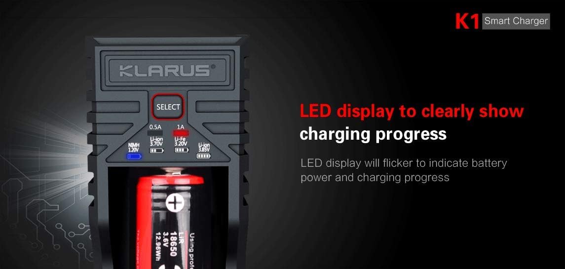 KLARUS K1 Smart Battery Charger 1 Slot