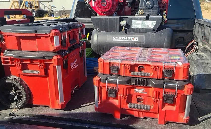 MILWAUKEE PACKOUT Handle Tray Rolling Tool Box