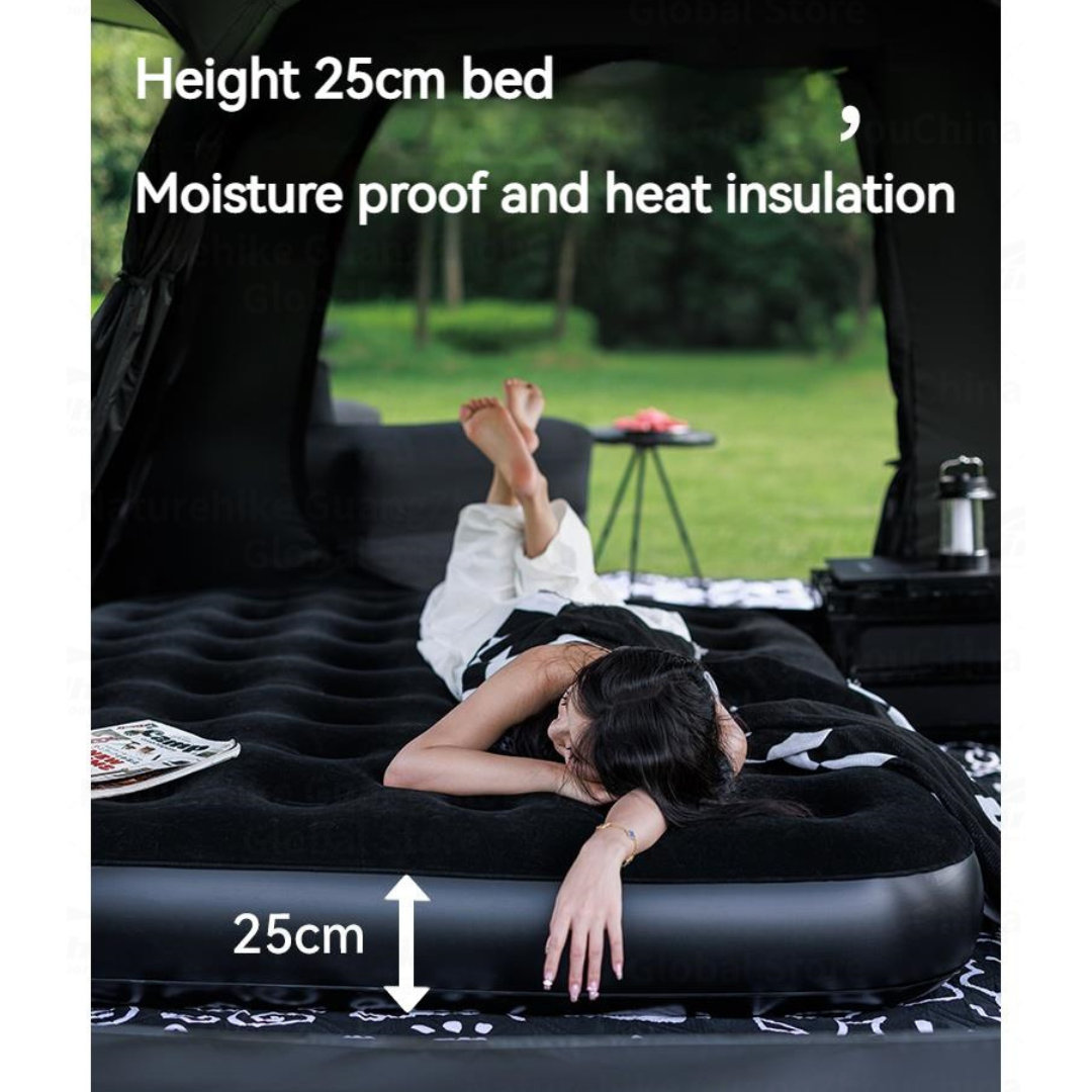 BLACKDOG Double Mattress Air Bed Built-in Air Pump