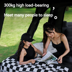 BLACKDOG Double Mattress Air Bed Built-in Air Pump