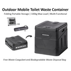 BLACKDOG Multipurpose Storage Box Portable Toilet