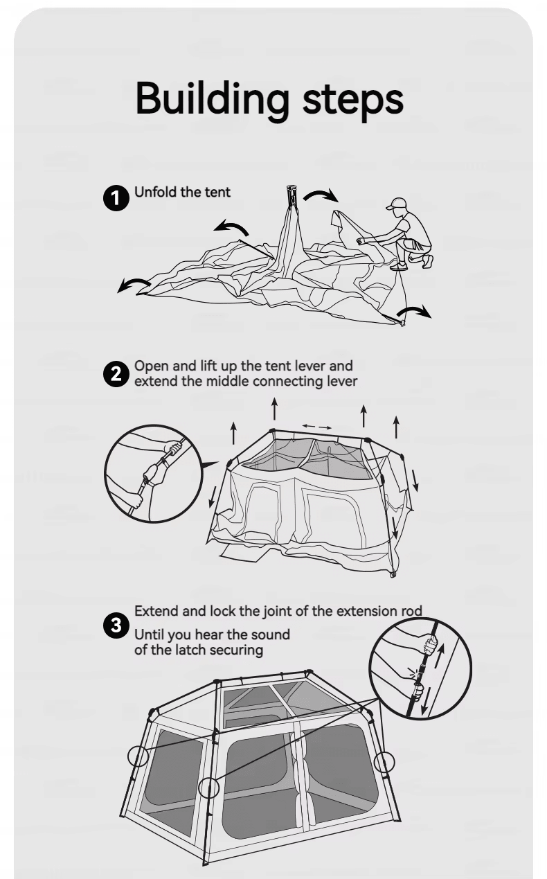 BLACKDOG Chasing Star 5.9 Auto Tent