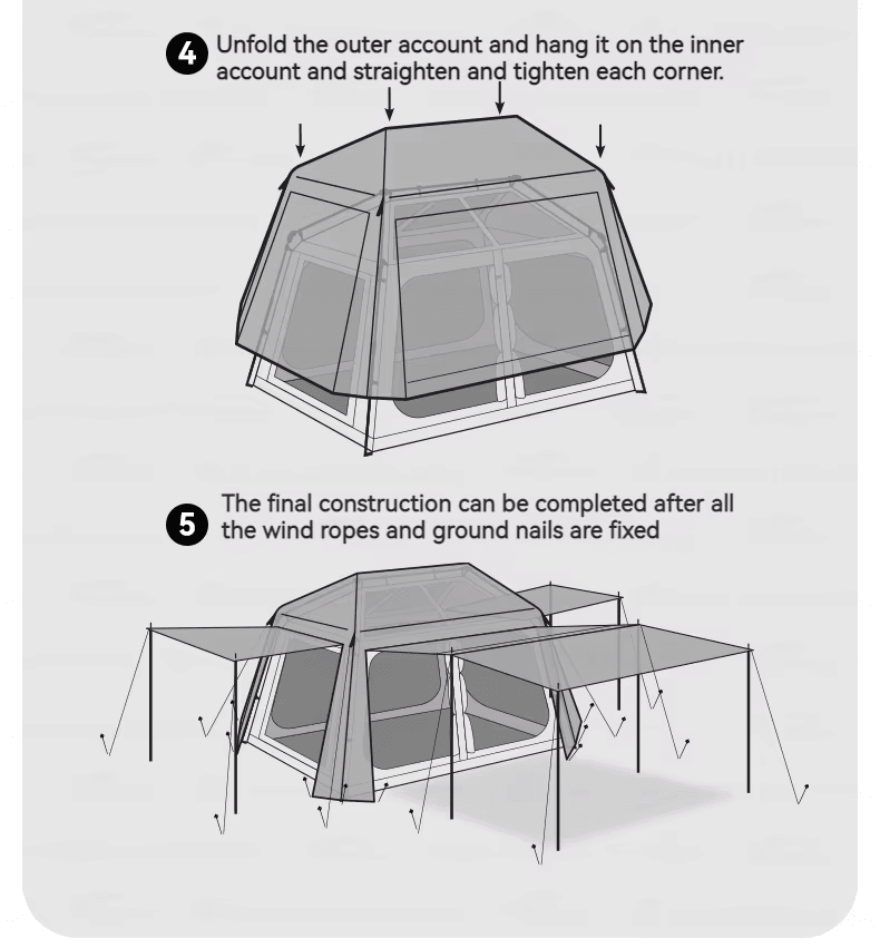BLACKDOG Chasing Star 5.9 Auto Tent