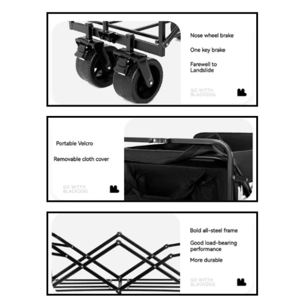 BLACKDOG City Walk Trolley With Front Opening