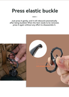 CAMPINGMOON SS-7 S-shaped Buckle Hanging Hook