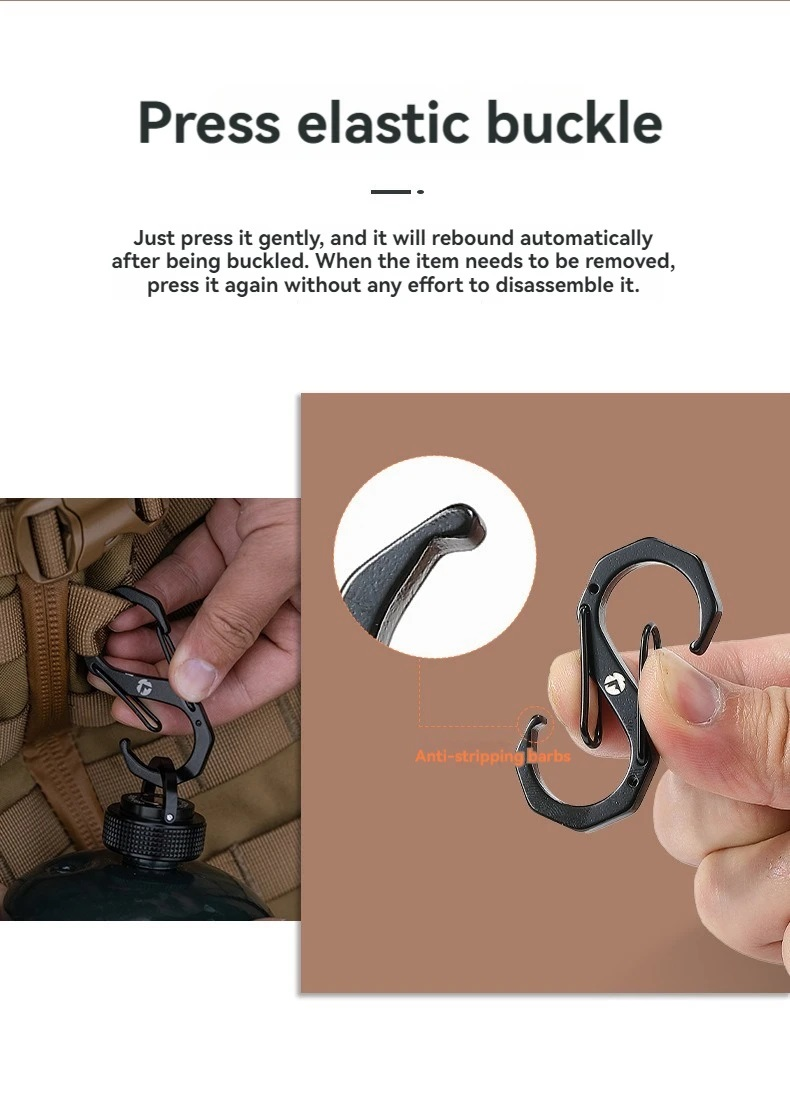 CAMPINGMOON SS-7 S-shaped Buckle Hanging Hook