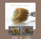 CAMPINGMOON SJ-16 Cleaning Brush BBQ Grill Net Copper Wire