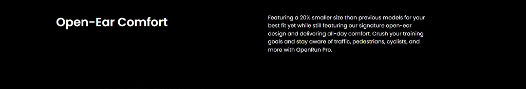 SHOKZ OpenRun Pro Bone Conduction Open Ear Headphones