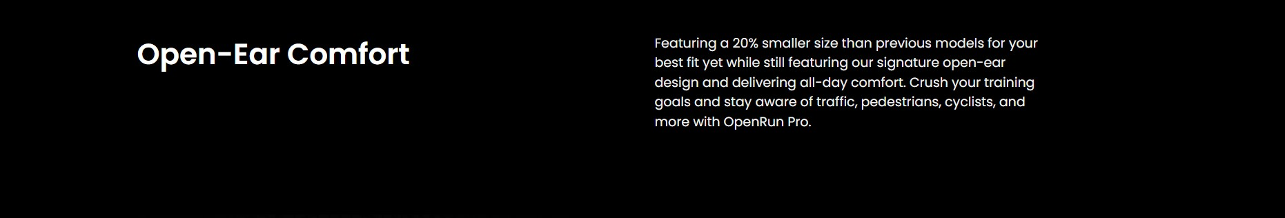 SHOKZ OpenRun Pro Bone Conduction Open Ear Headphones