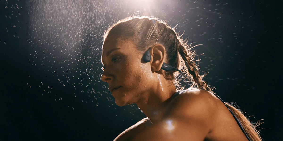 SHOKZ OpenRun Pro Bone Conduction Open Ear Headphones