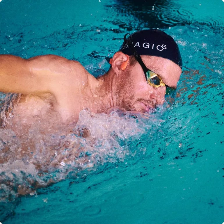 SHOKZ OpenSwim Pro Bluetooth + MP3 Open-Ear Headphones