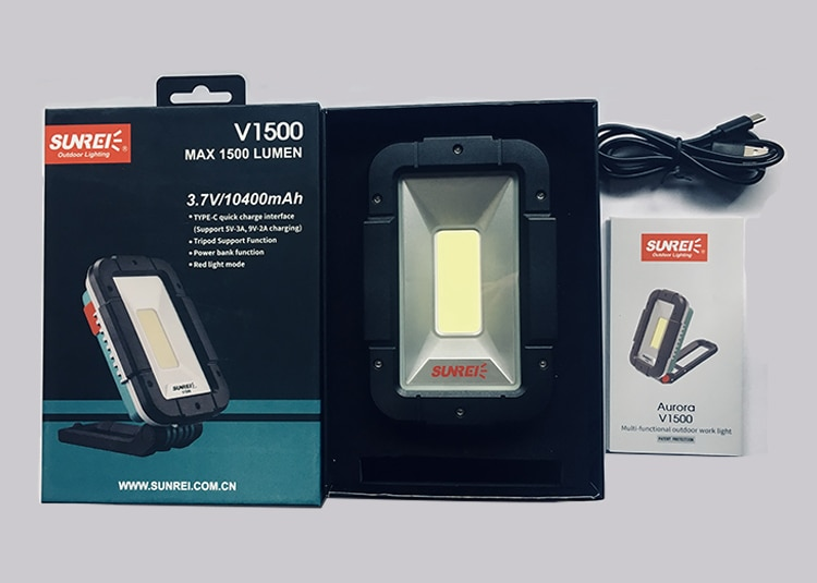 SUNREI V1500 Multi-Functional Work Light – Outdoor LED Lamp