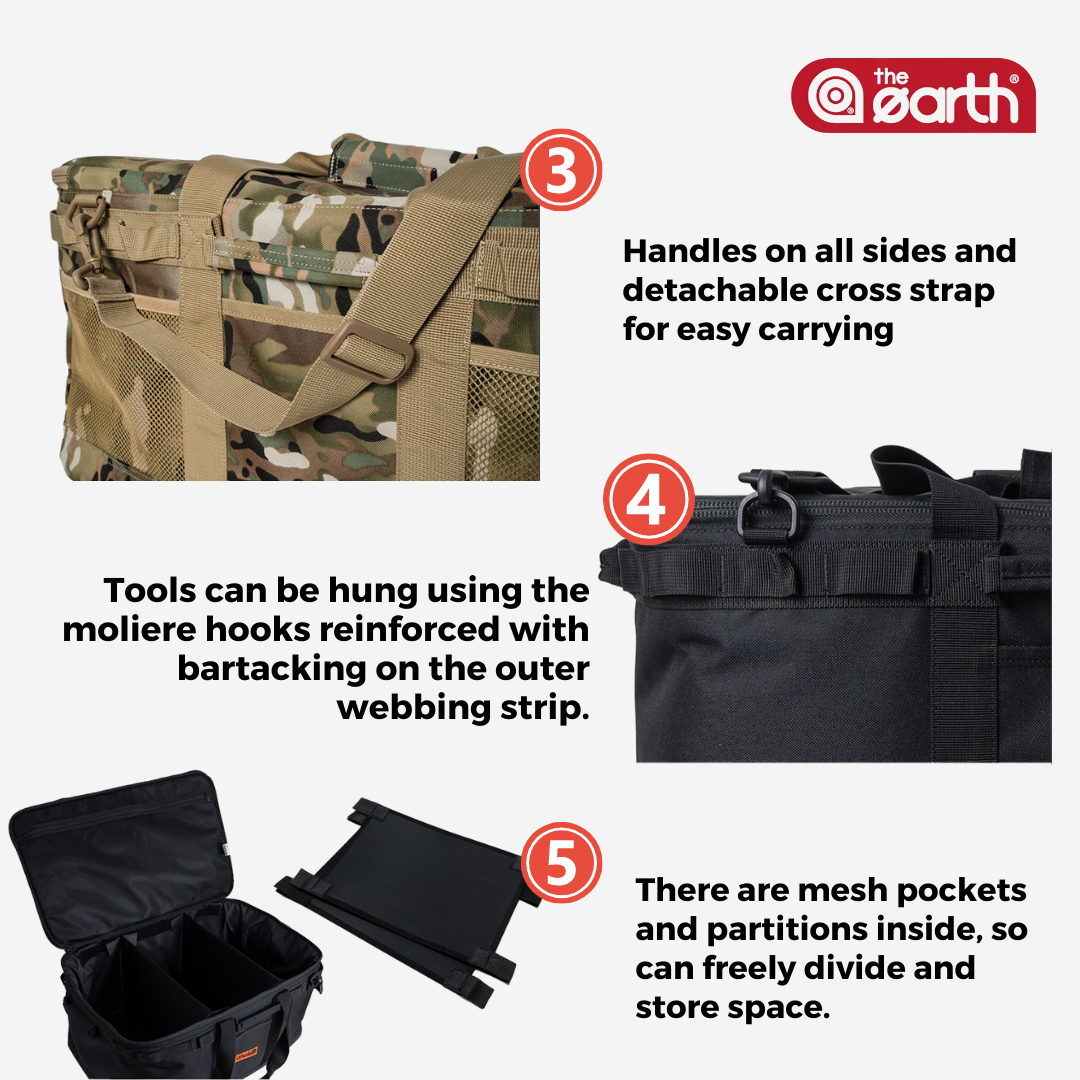 THE EARTH CORDURA Multi Bag 52L