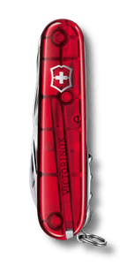 VICTORINOX Huntsman Red Trans Swiss Army Multi Tools Knife