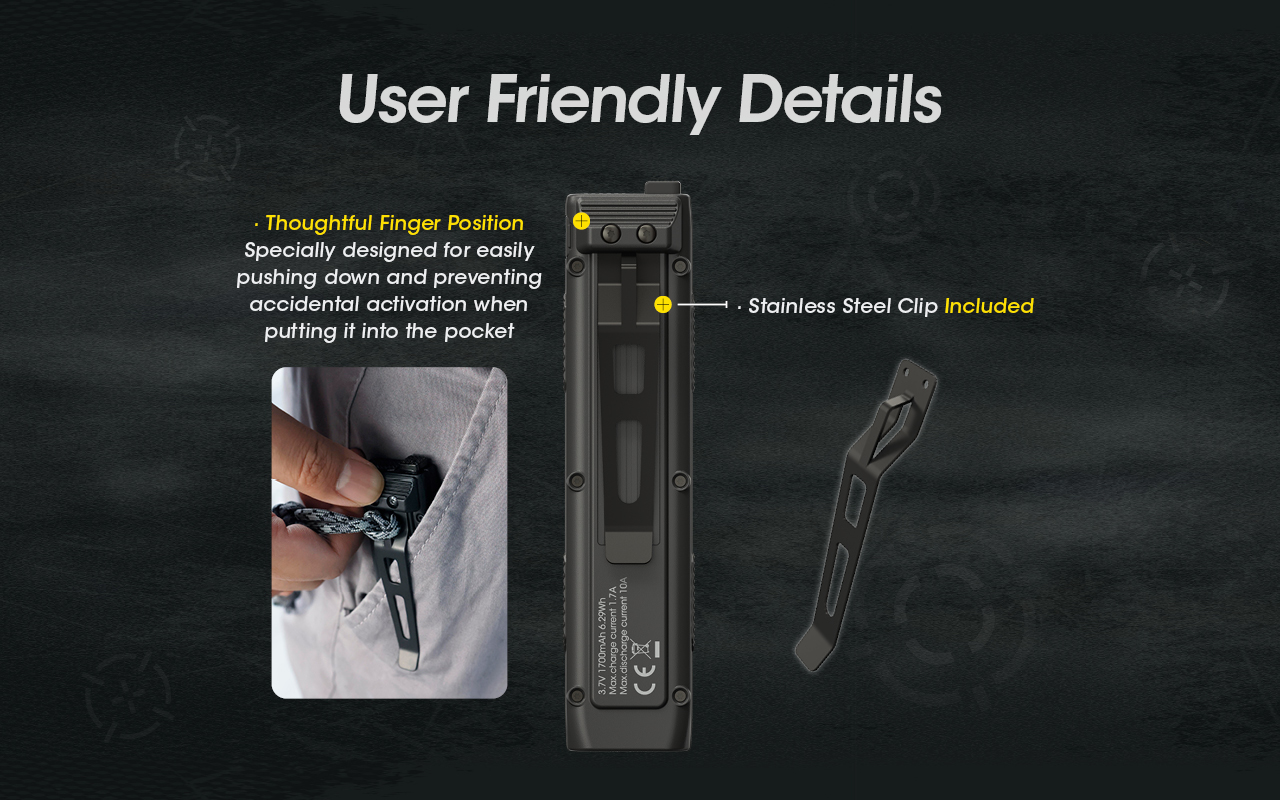 NITECORE EDC27 Ultra Slim Flashlight 3000LM