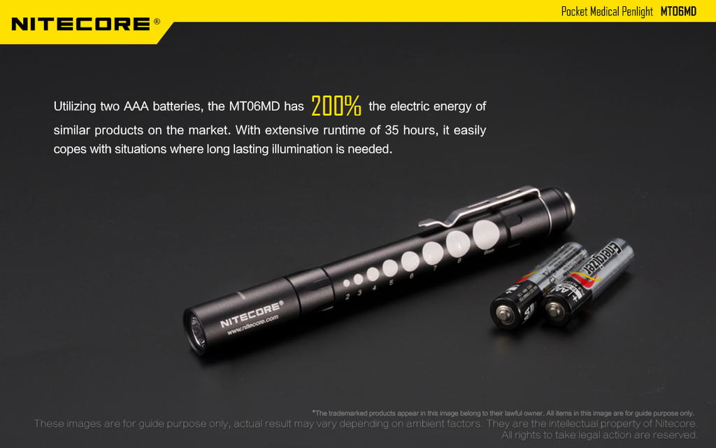 NITECORE MT06MD Nichia Pen Light 1000LM