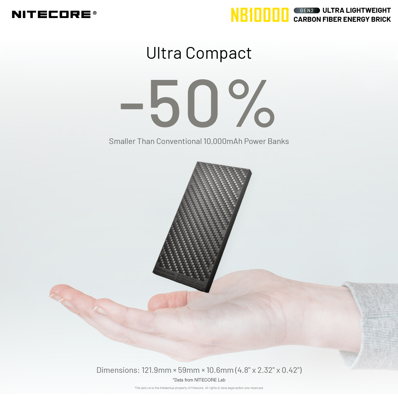 NITECORE NB10000 Gen II Power Bank 10,000mAh