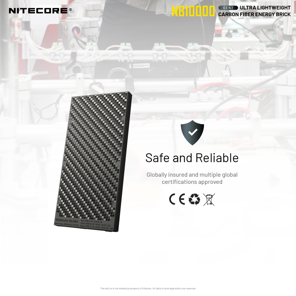 NITECORE NB10000 Gen II Power Bank 10,000mAh