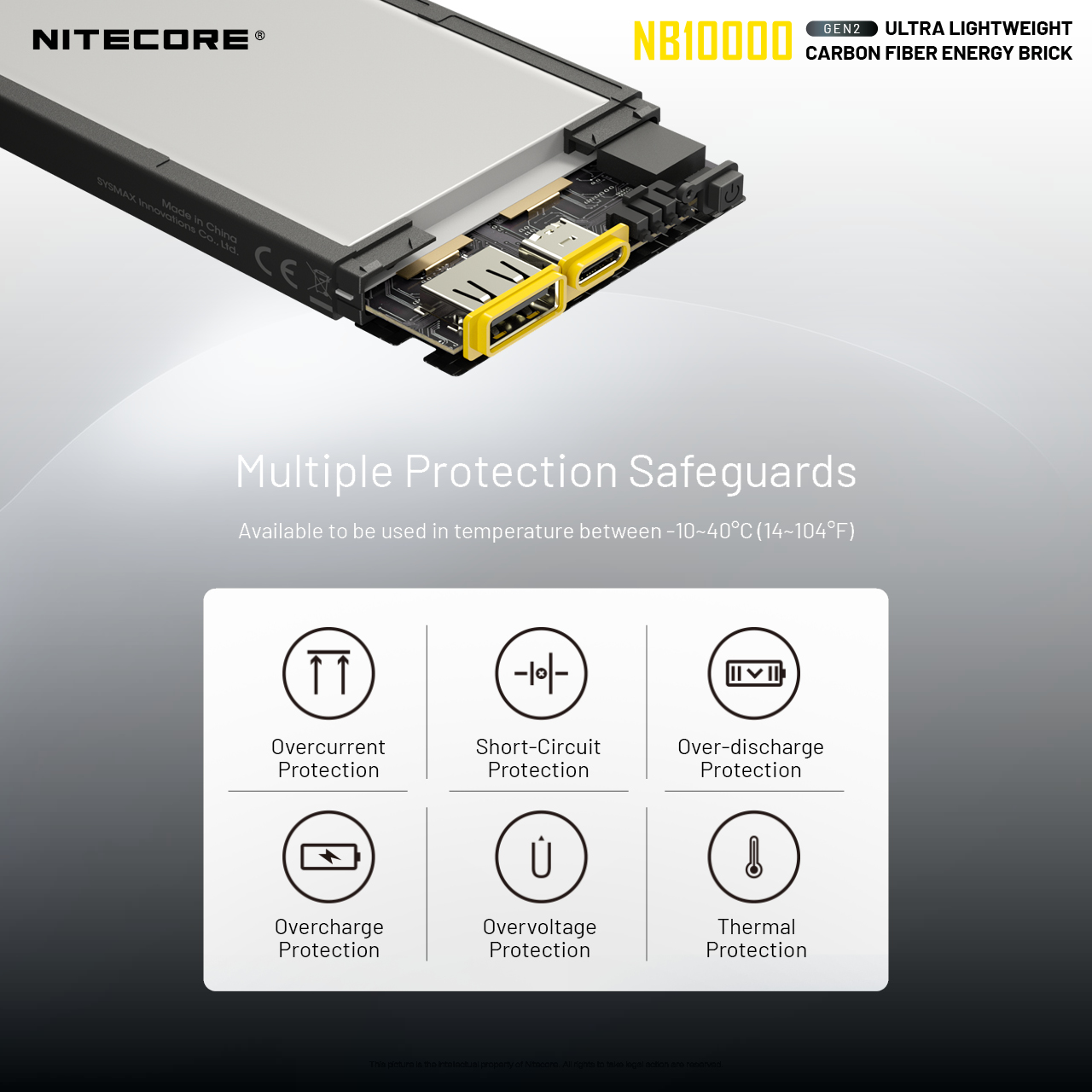 NITECORE NB10000 Gen II Power Bank 10,000mAh