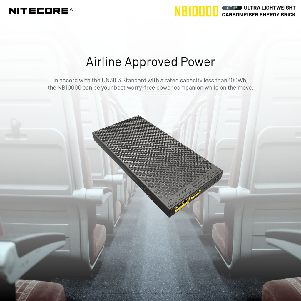 NITECORE NB10000 Gen II Power Bank 10,000mAh