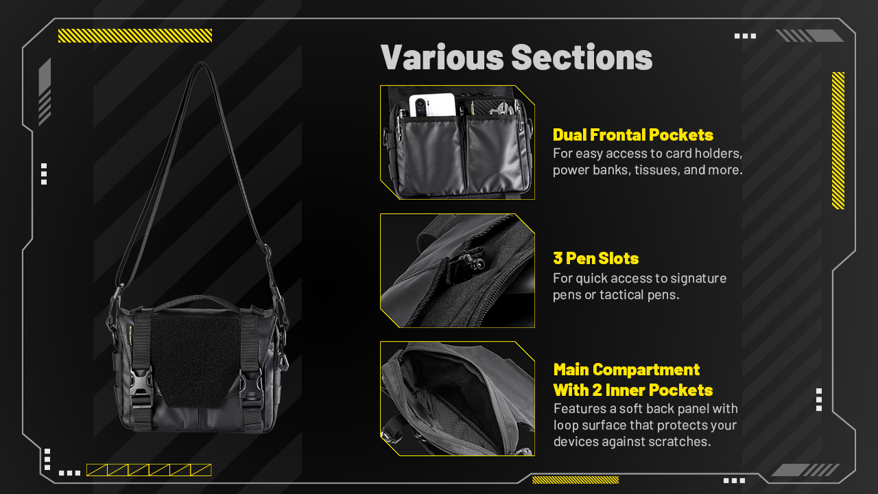 NITECORE SLB05 Modular Sling Bag