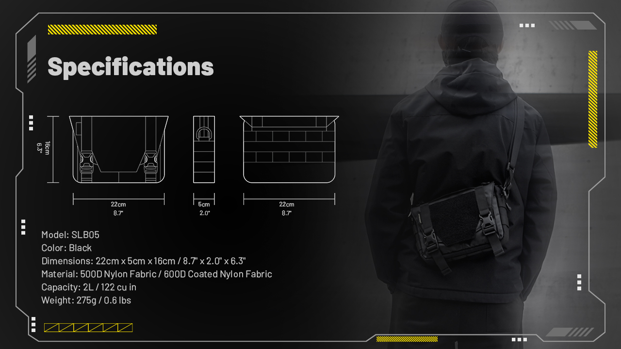 NITECORE SLB05 Modular Sling Bag